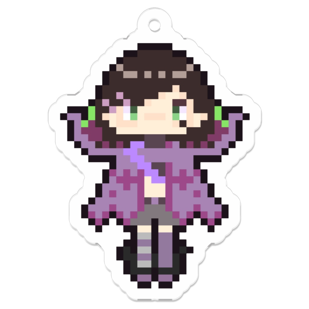 【アクキー】宵喰采芽(ドット) 50×50mm