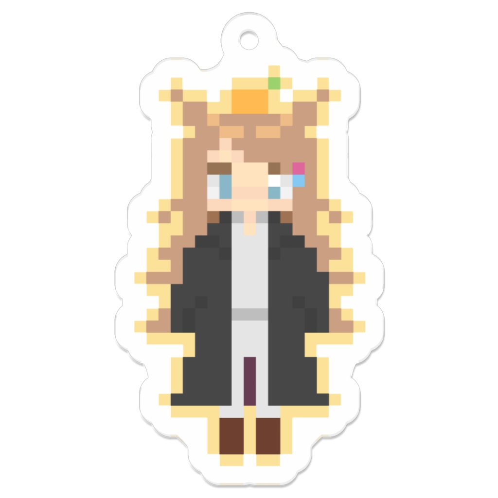 【アクキー】たまねぎニア(ドット) 50×50mm