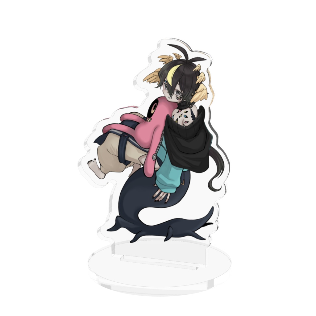 振り返り眠山アクスタ(70×70mm)