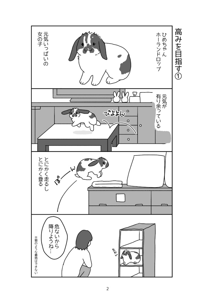 うちのうさぎがこんなにかわいい①
