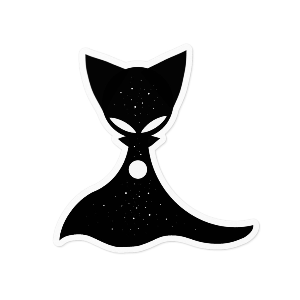 【ヨルノナニカ】ステッカー ルナ