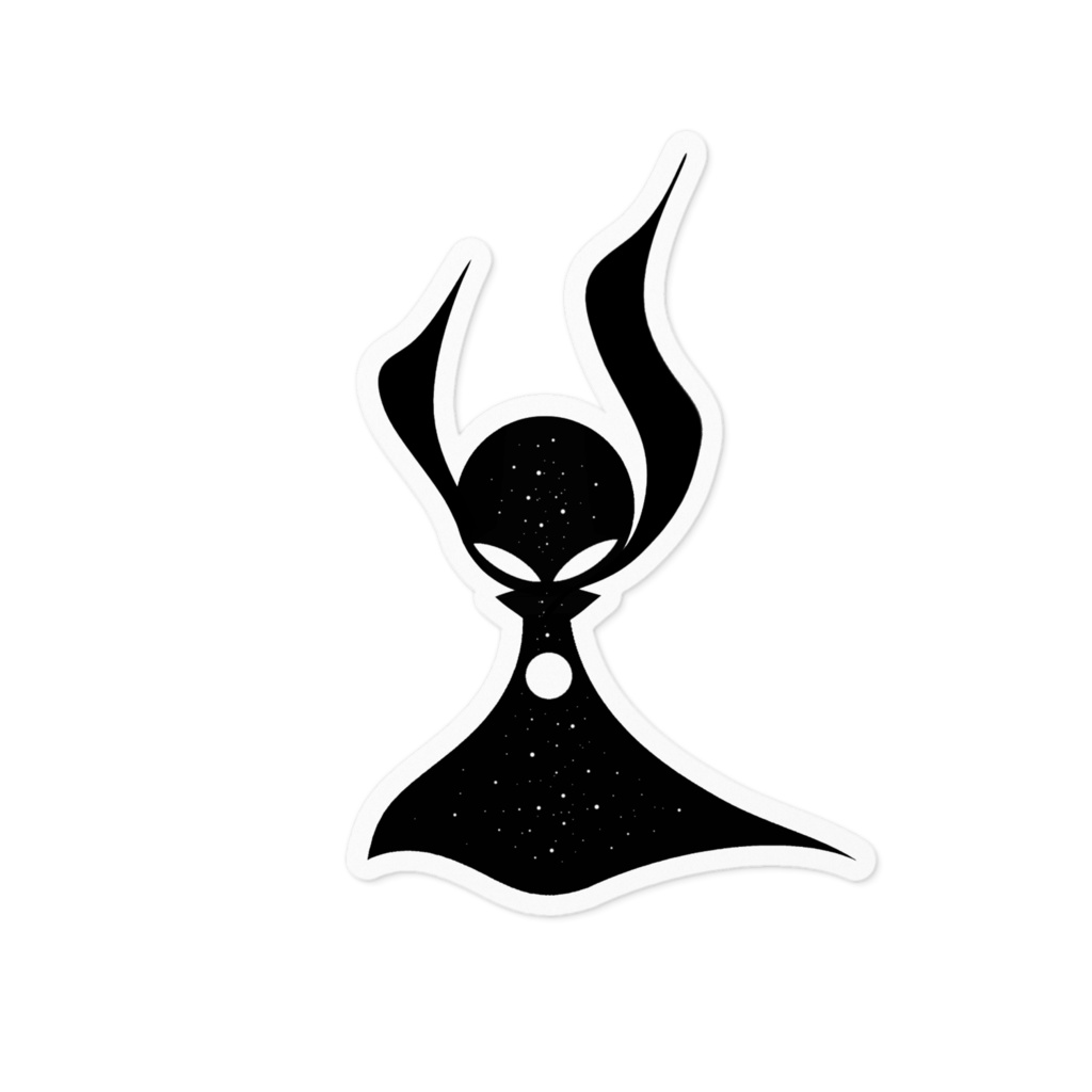 【ヨルノナニカ】ステッカー　ヴェイル