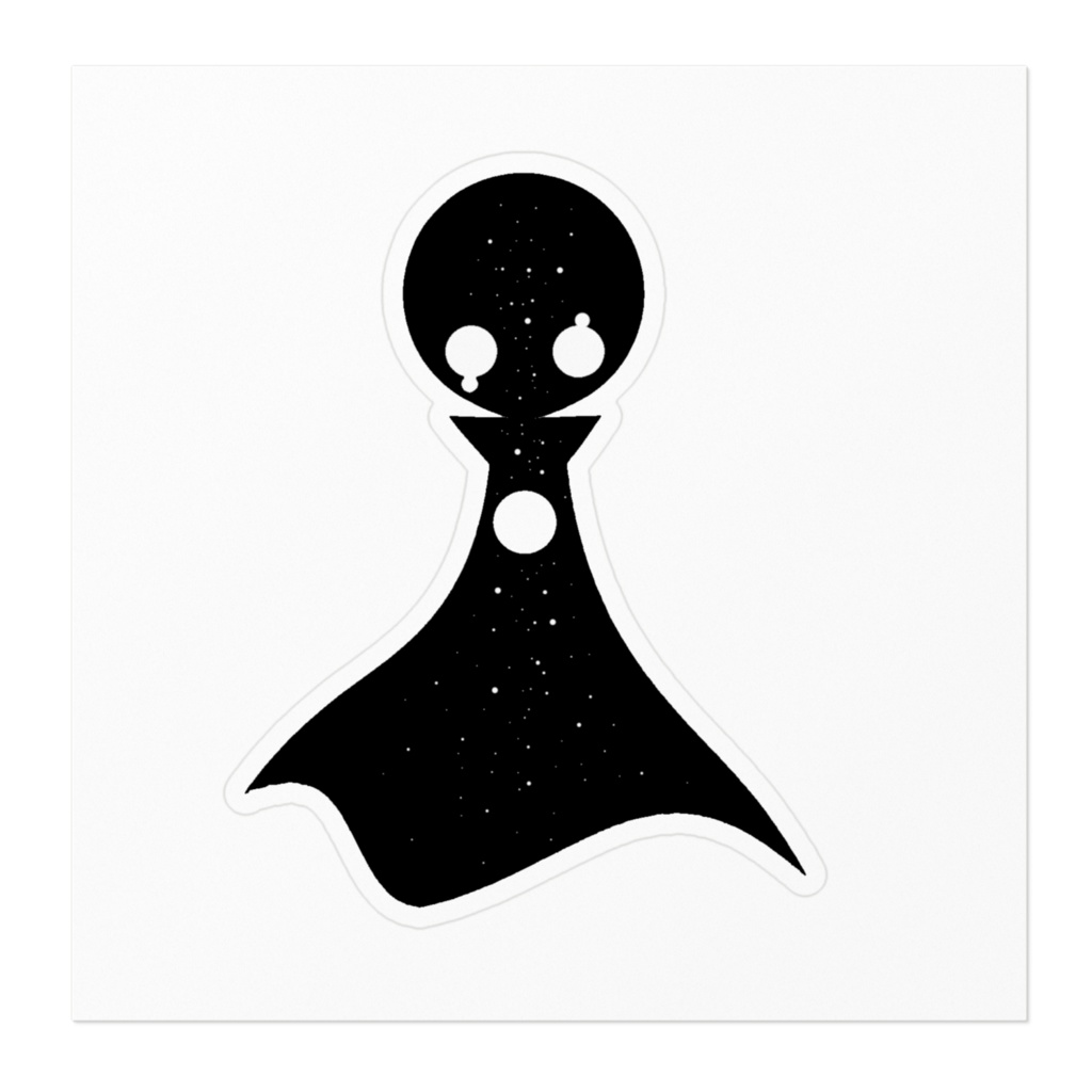 【ヨルノナニカ】ステッカー ゼロ