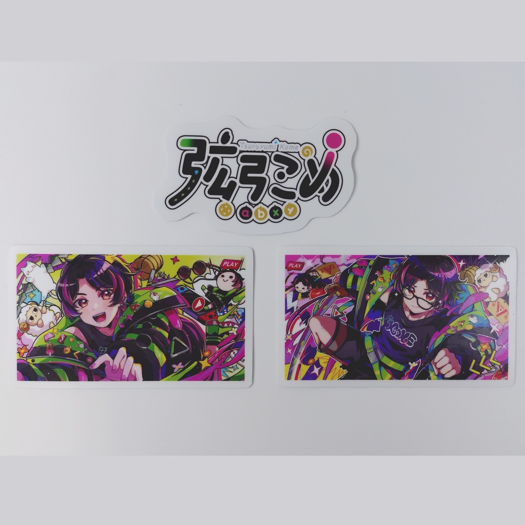 【受注生産】記念イラストステッカー2種、ネームロゴセット【7月11日まで販売】