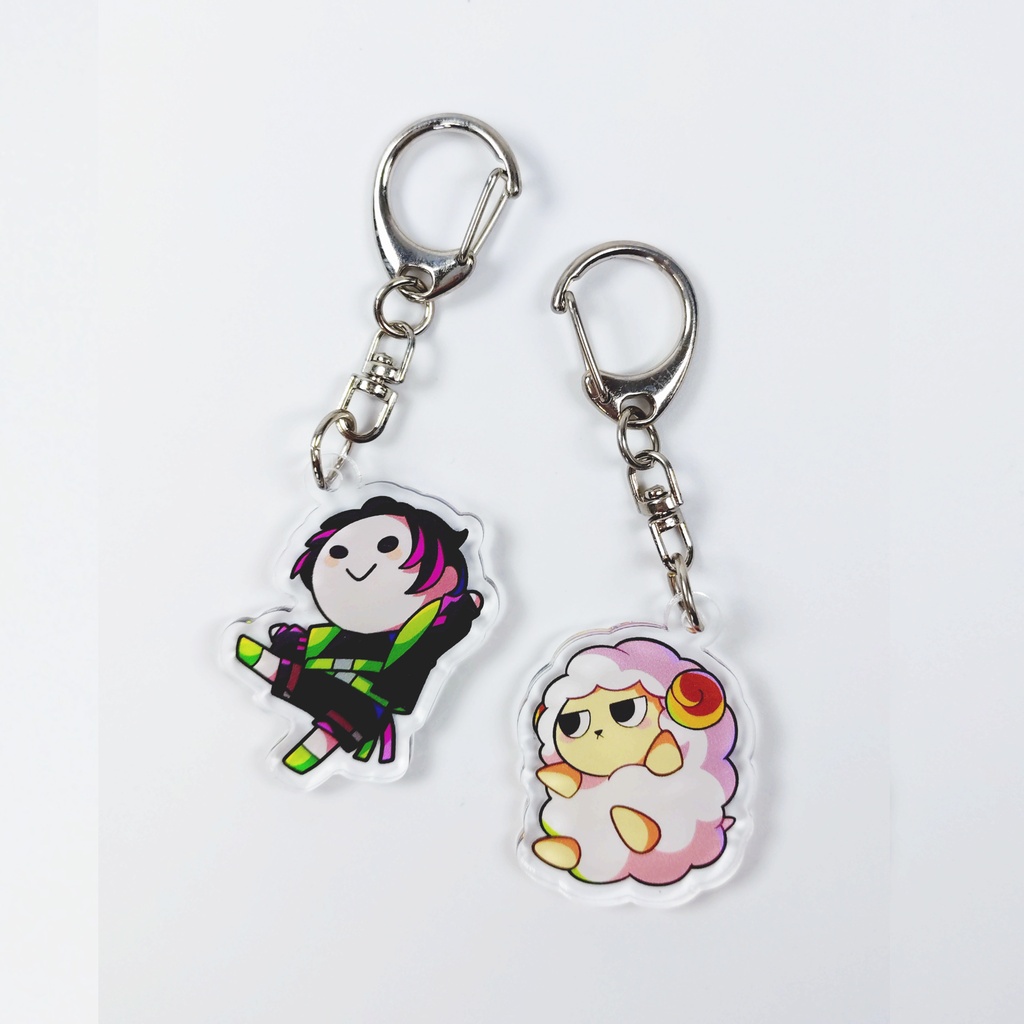 【受注生産】弦弓こめぬい&ライムちゃんアクキーAセット【7月11日まで販売】
