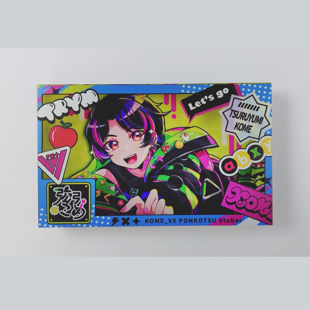 【受注生産】特別デザイン!フロントプリントあり弦弓こめデビュー記念アクリルブロック【7月11日まで販売】