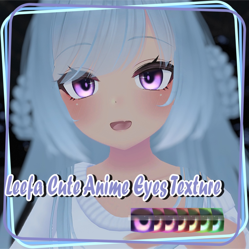 Leefa Cute Anime Eyes Texture
