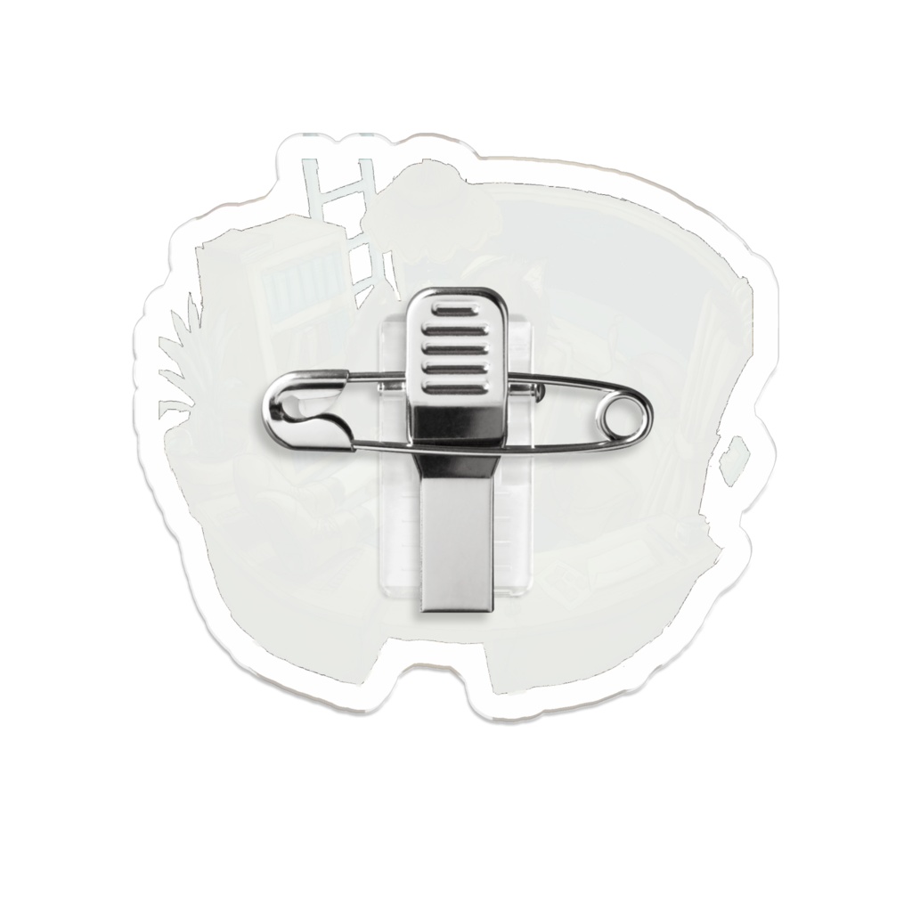 シャルとミタマのほわほわアクリルバッジ