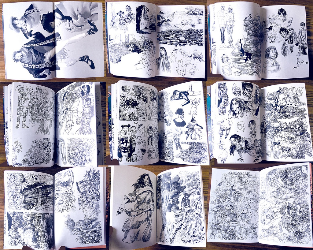 コクァテウワウ ほぼモノクロイラスト本2013~2019