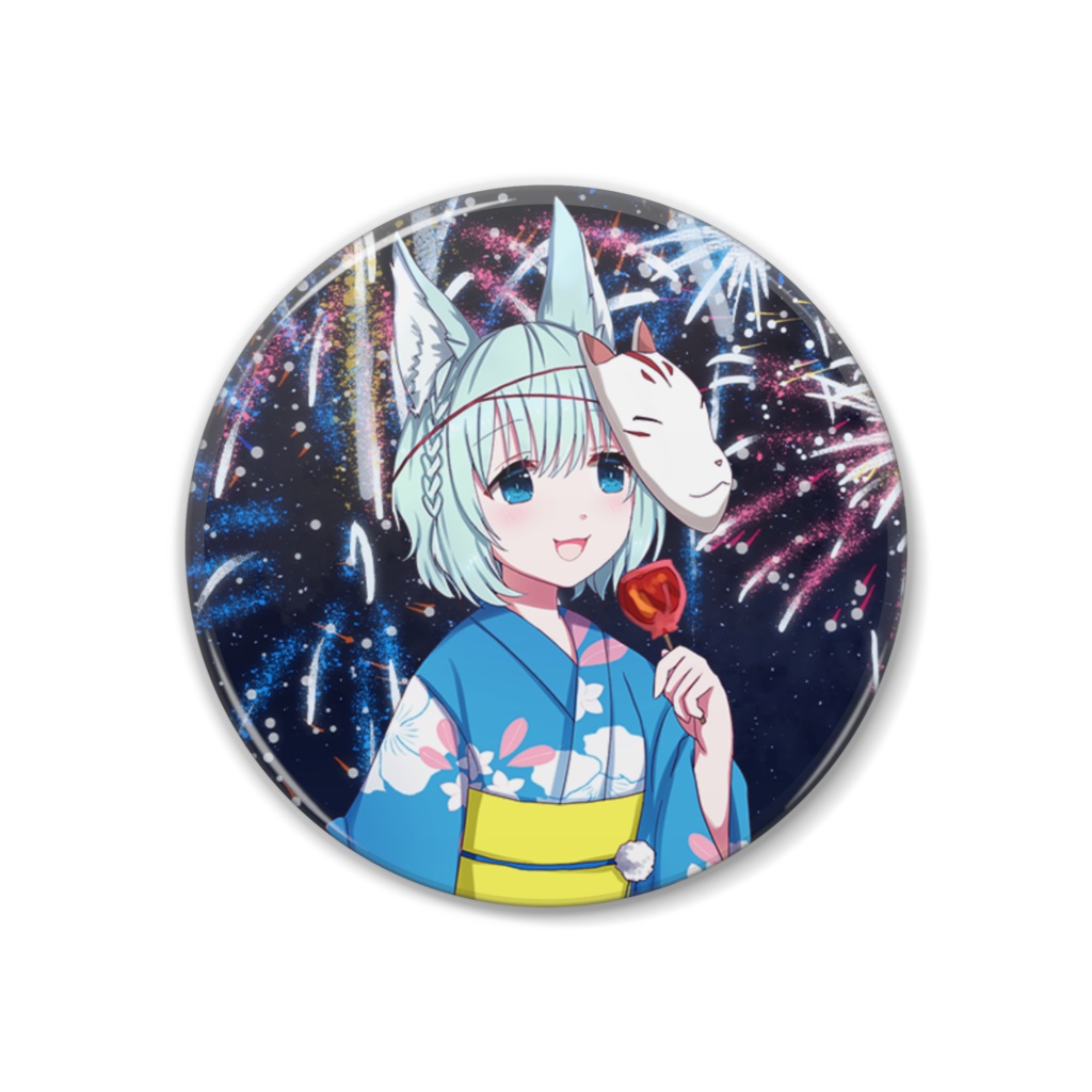 清楚女子会　夏　缶バッチ　御巫れいん