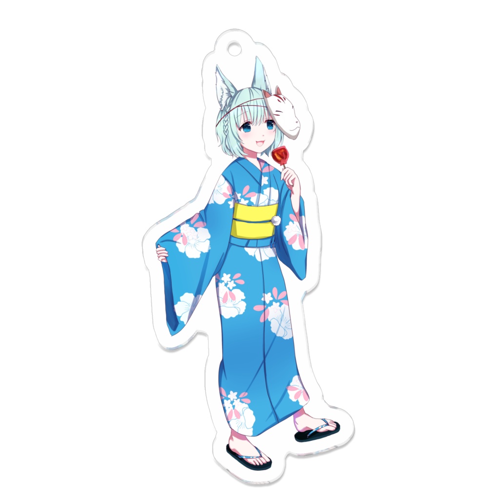 清楚女子会　夏　アクリルキーホルダー　御巫れいん