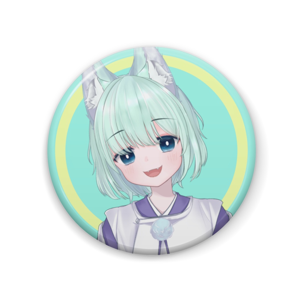 御巫の缶バッチ