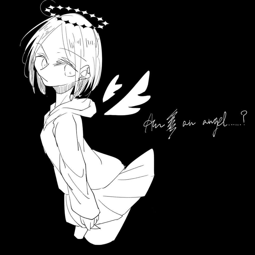 「天使と悪魔と少女」缶バッジ