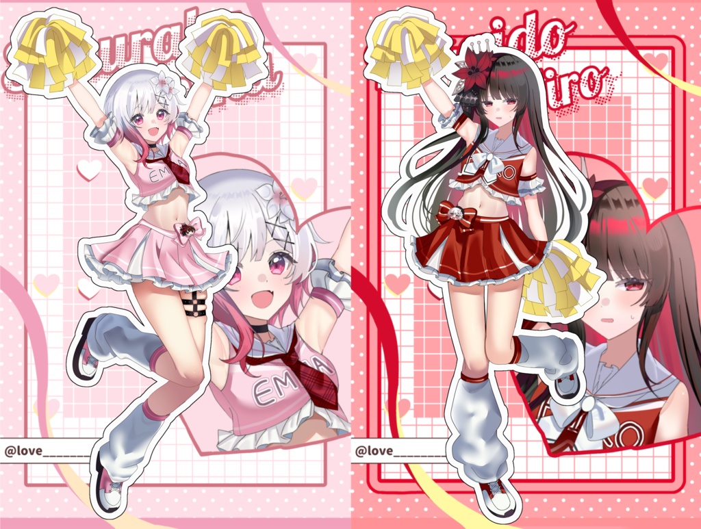 【まのさば】チアエマ＆ヒロ アクリルスタンド