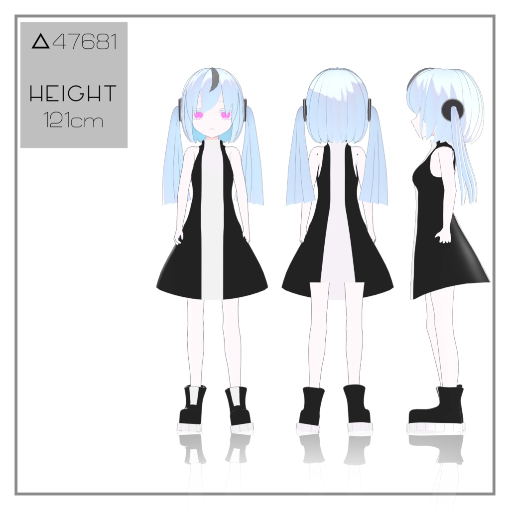 オリジナル3Dモデル『Daco/ダコ』