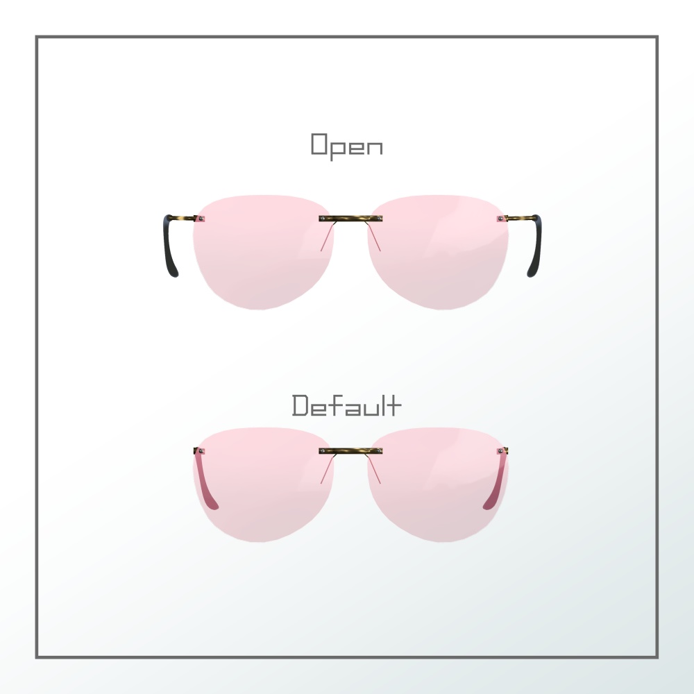 【VRCアクセ】GAsunglasses