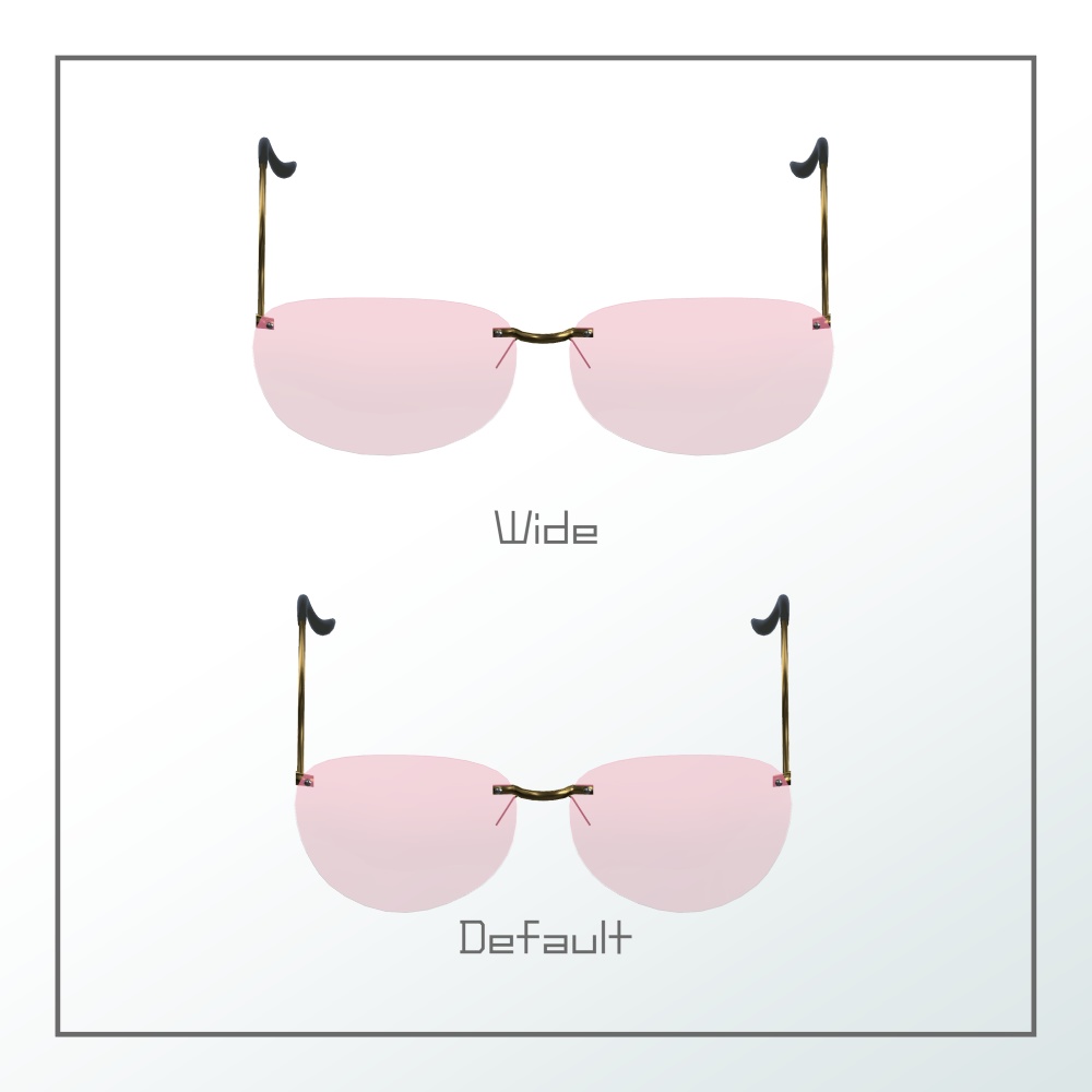 【VRCアクセ】GAsunglasses