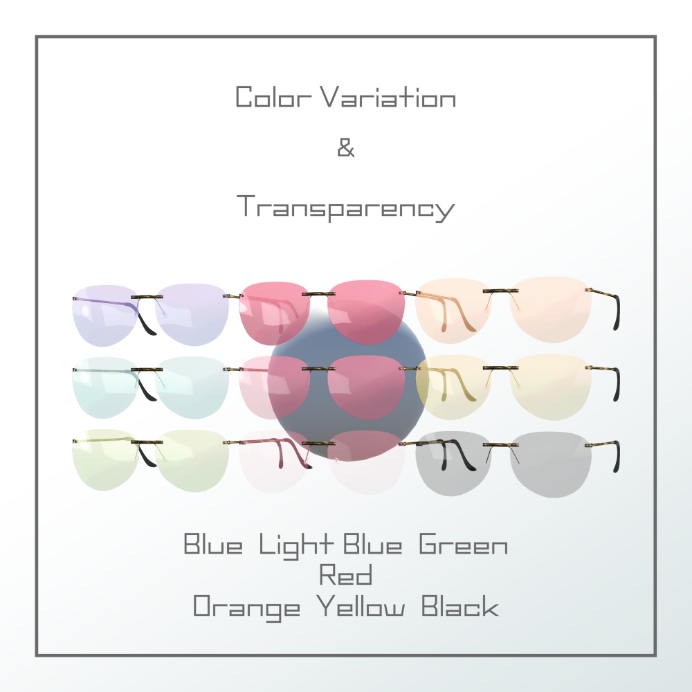 【VRCアクセ】GAsunglasses