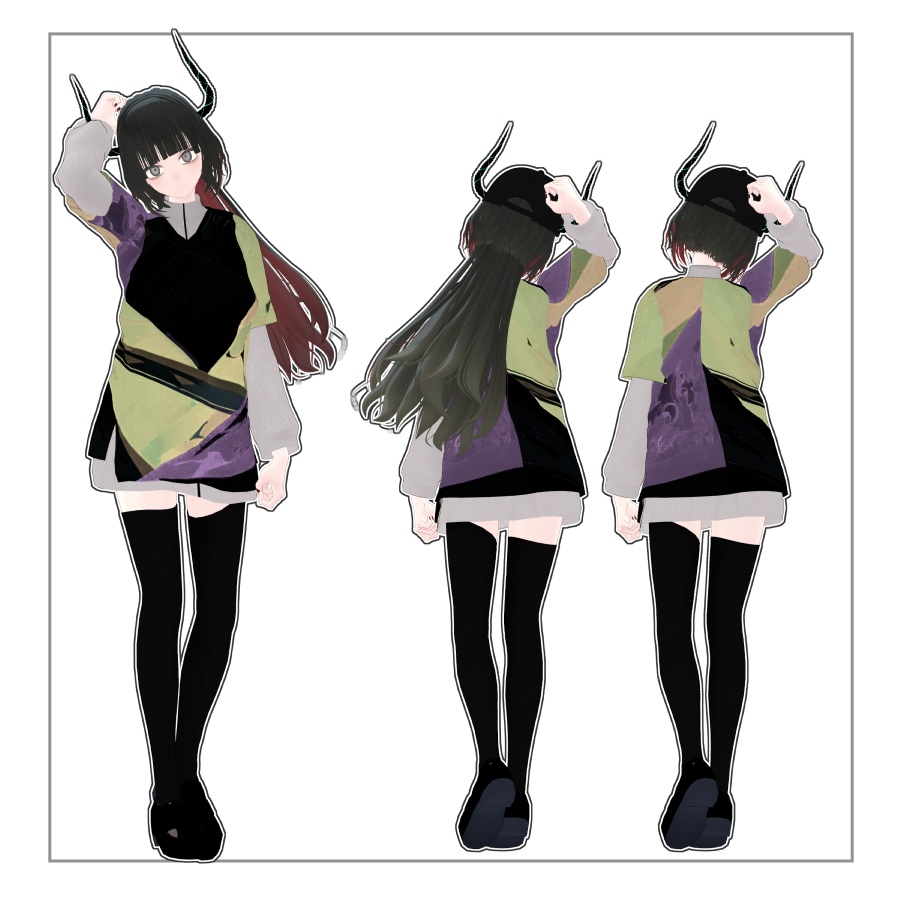 オリジナル3Dモデル『Giselle/ジゼル』