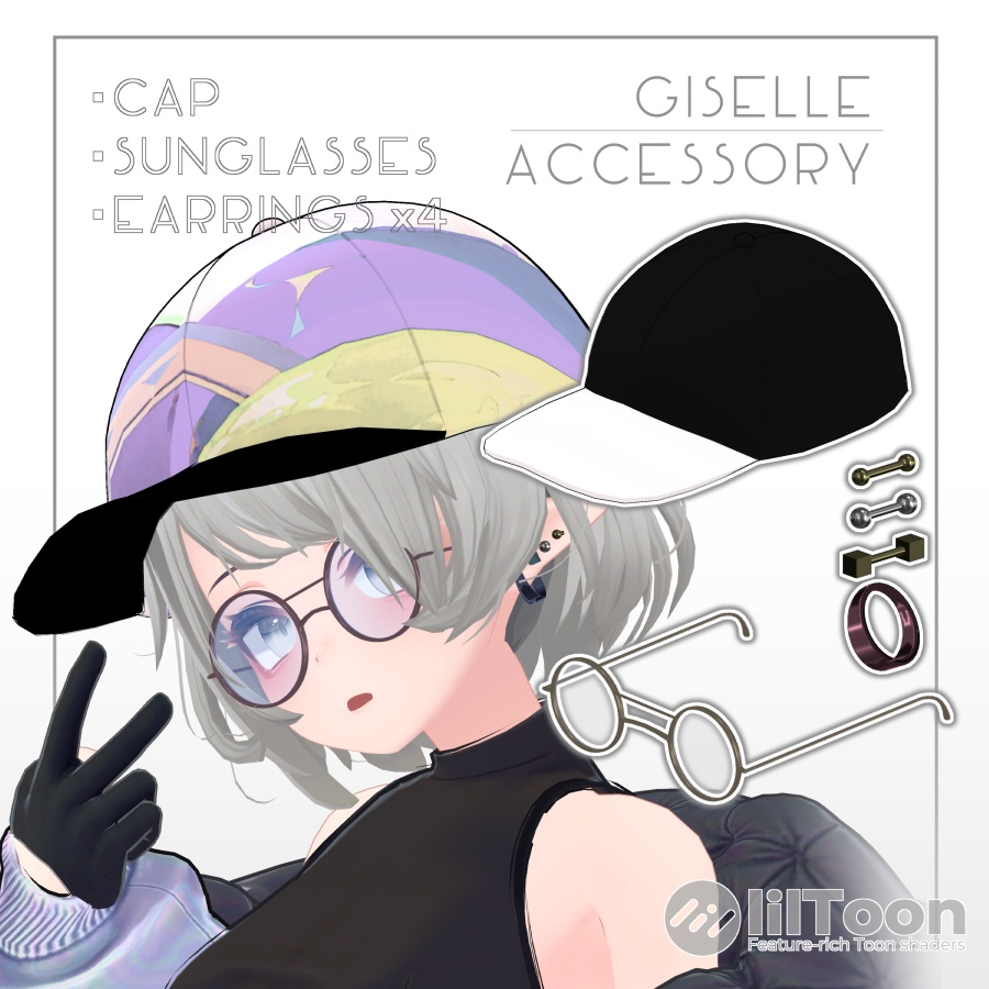 【VRCアクセセット】 GiselleAccessory