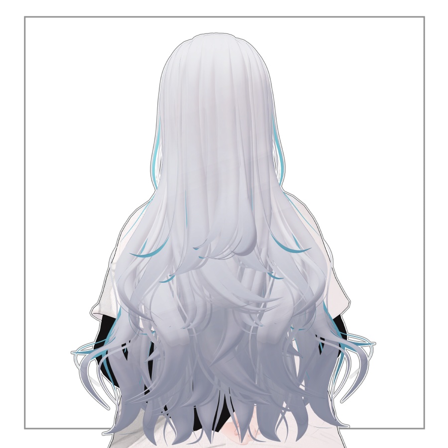 3Dヘアモデル GiselleHair