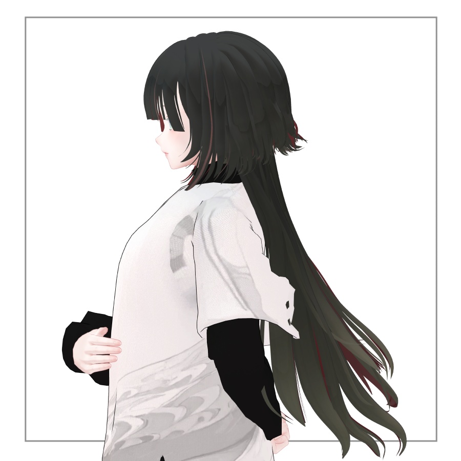 3Dヘアモデル GiselleHair