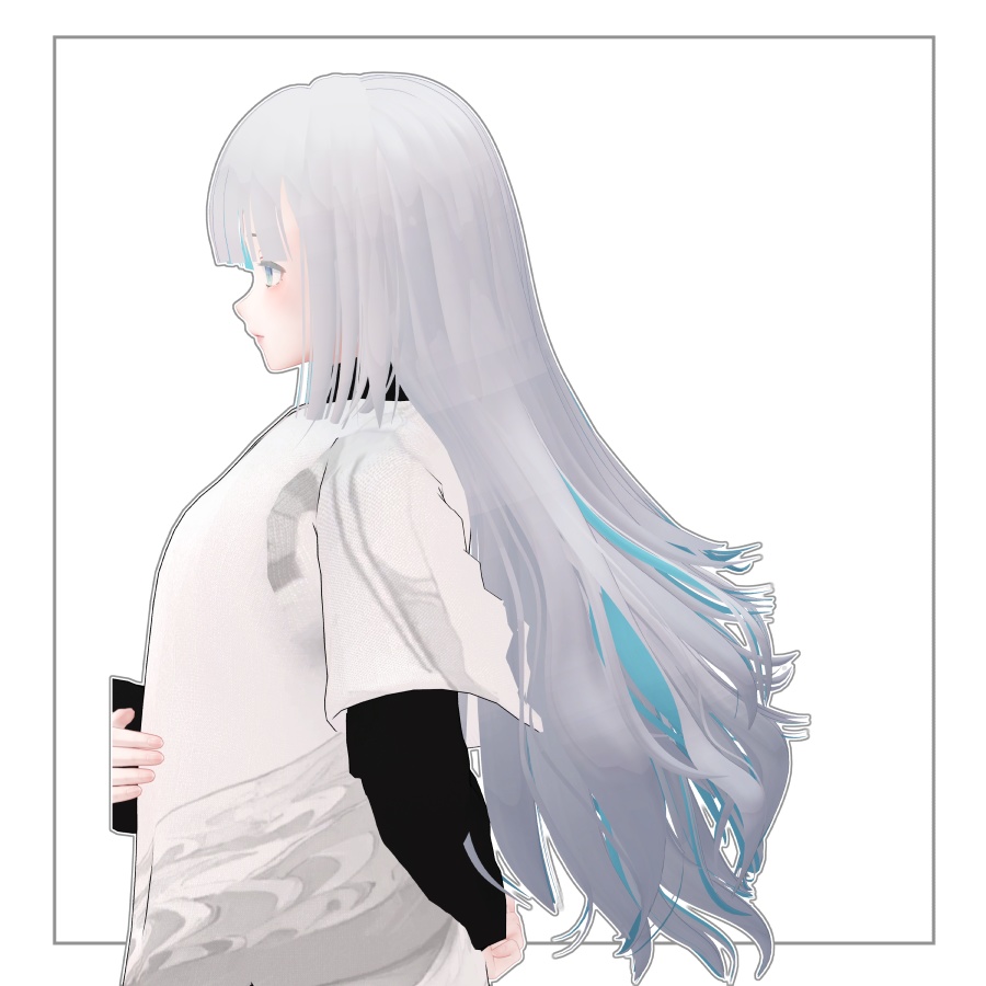 3Dヘアモデル GiselleHair