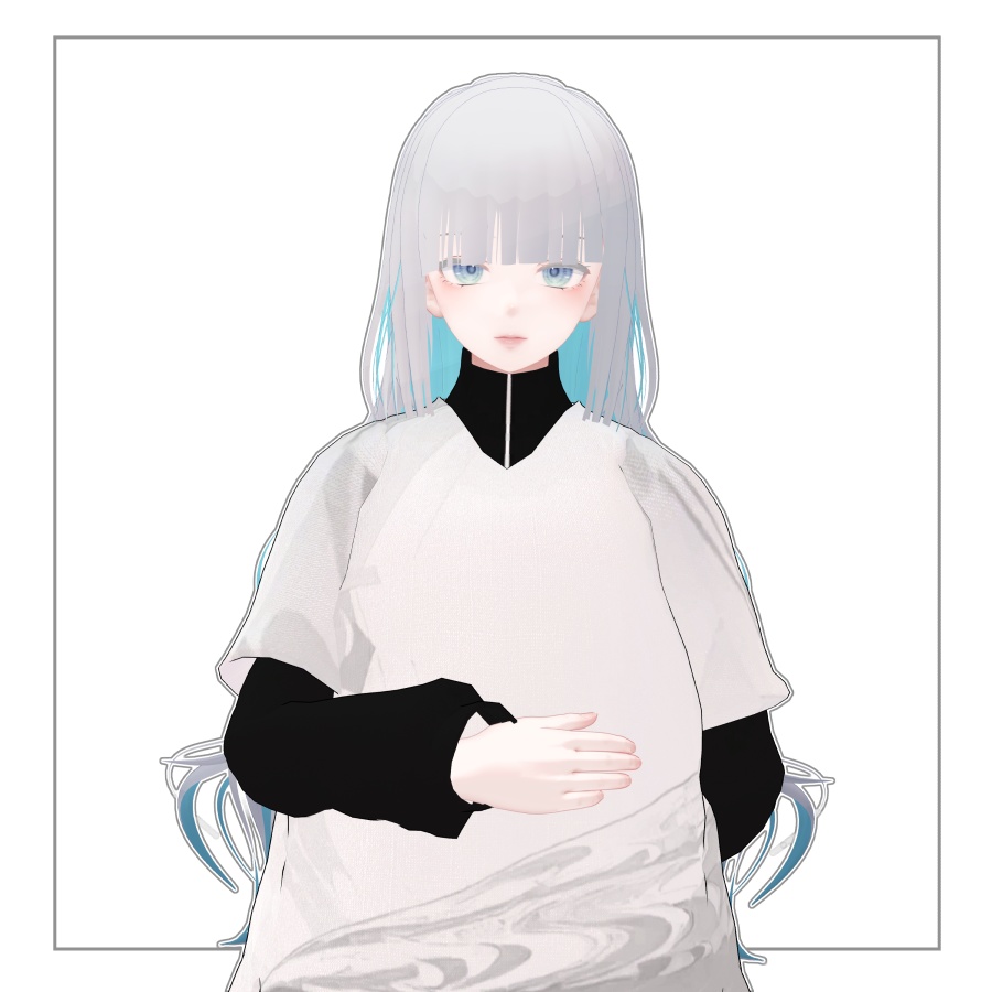 3Dヘアモデル GiselleHair