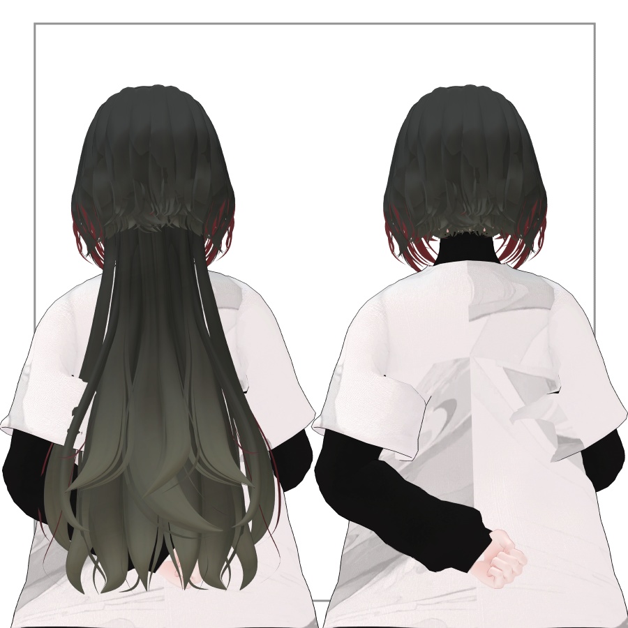 3Dヘアモデル GiselleHair
