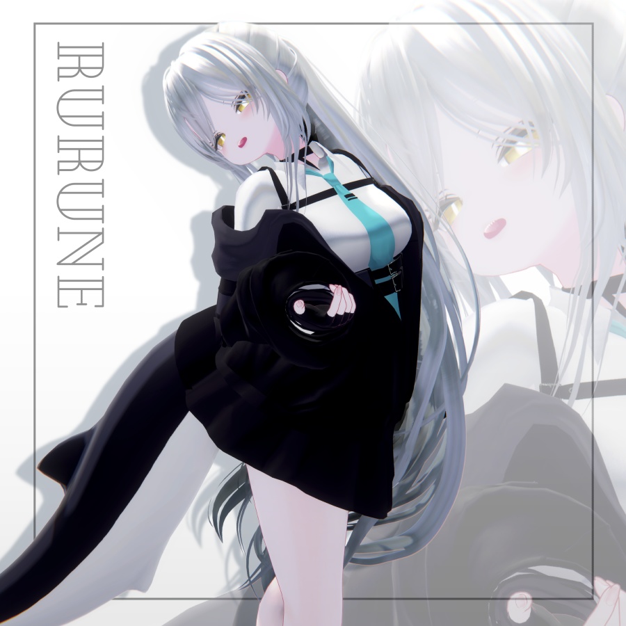 3Dヘアモデル YunLongPonite【VRC Hair】