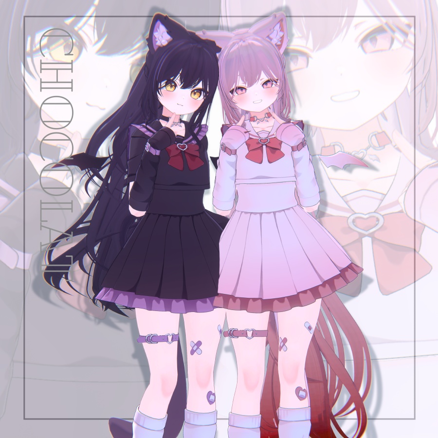 3Dヘアモデル YunLongPonite【VRC Hair】