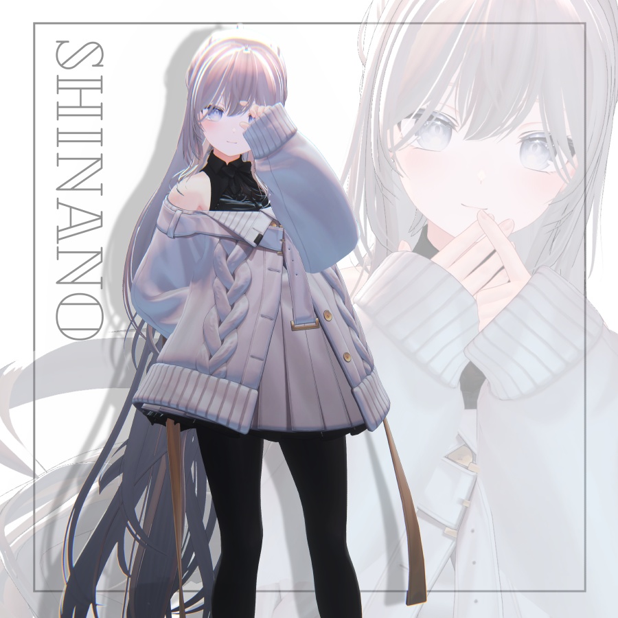 3Dヘアモデル YunLongPonite【VRC Hair】