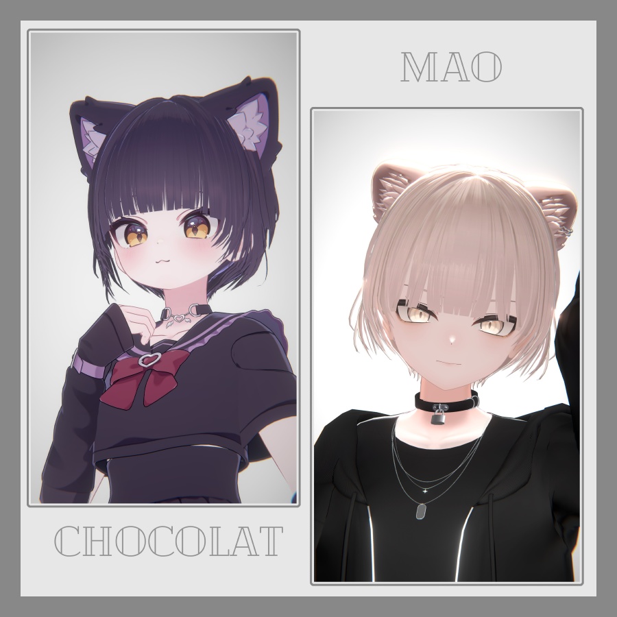 3Dヘアモデル VeilynShort【VRC Hair】