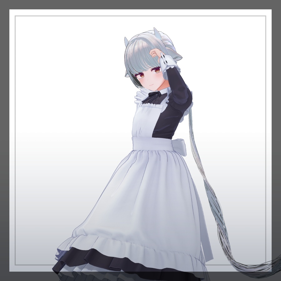 3Dヘアモデル OdangoRingPonite【VRC Hair】