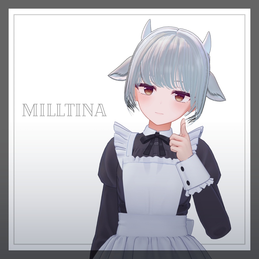 3Dヘアモデル OdangoRingPonite【VRC Hair】