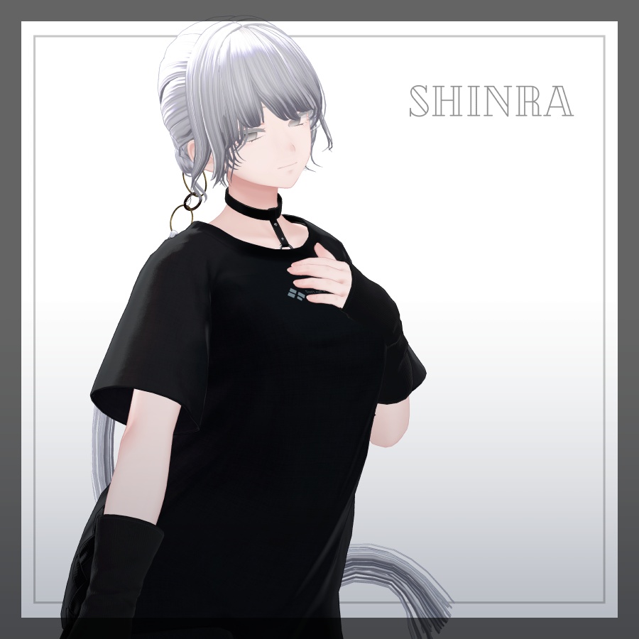 3Dヘアモデル OdangoRingPonite【VRC Hair】
