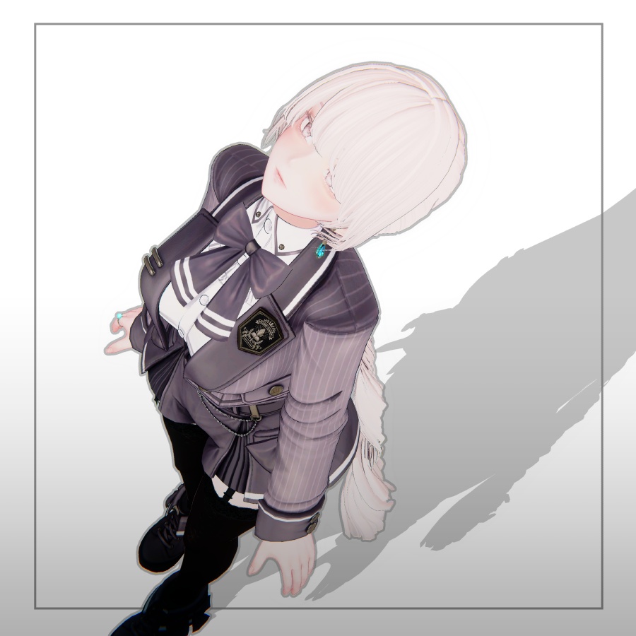 3Dヘアモデル OdangoRingPonite【VRC Hair】