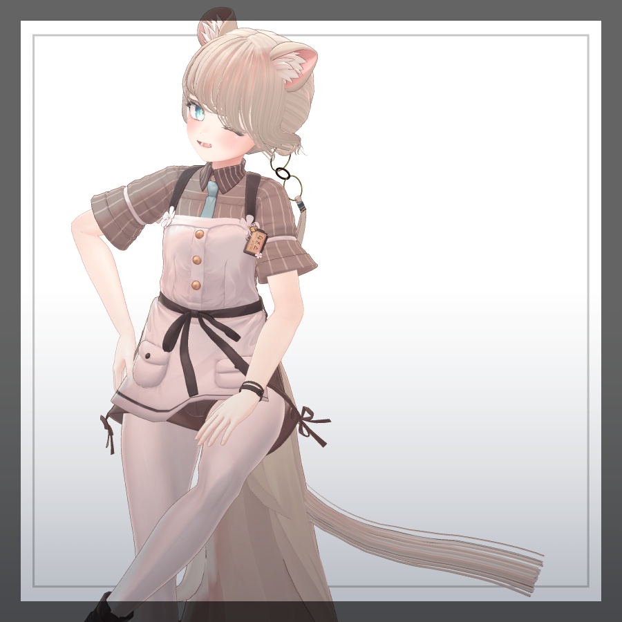 3Dヘアモデル OdangoRingPonite【VRC Hair】