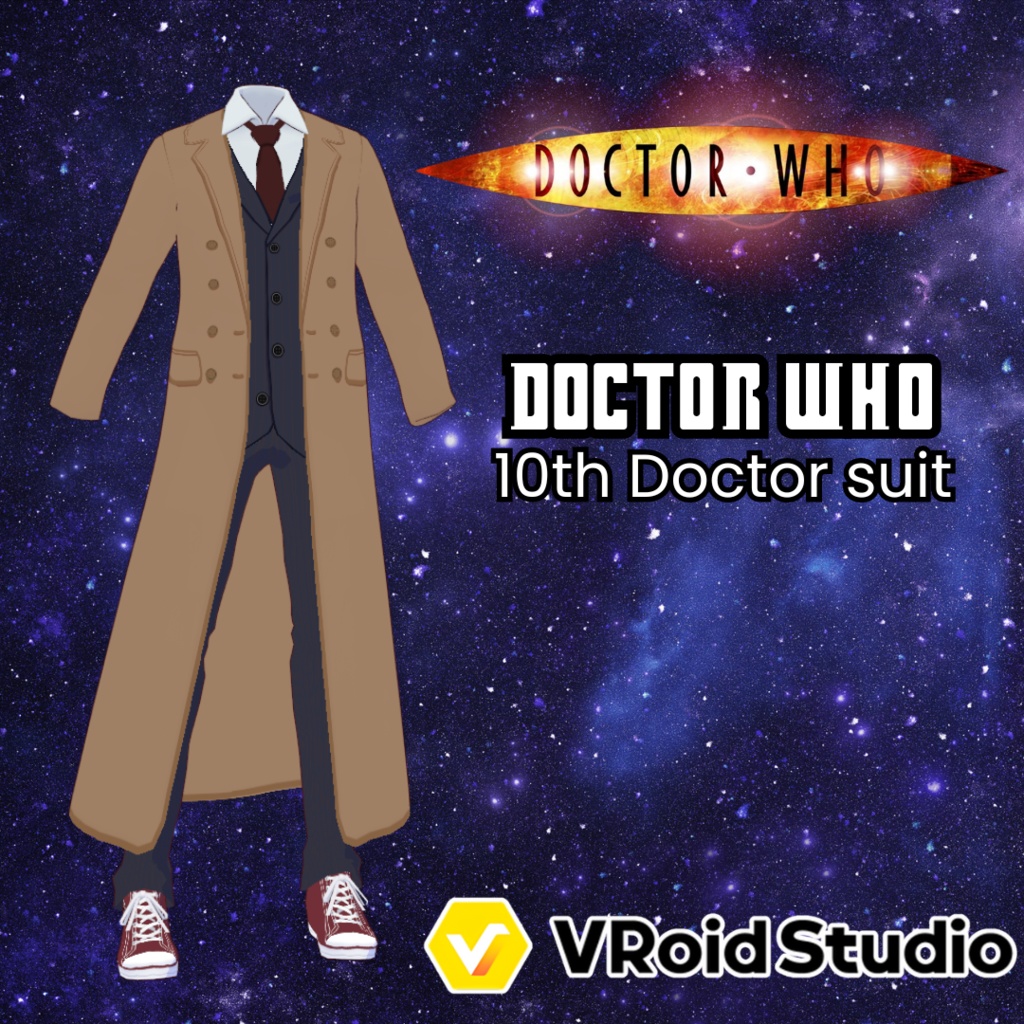 【VRoid】Doctor Who Suit (10th Doctor)
