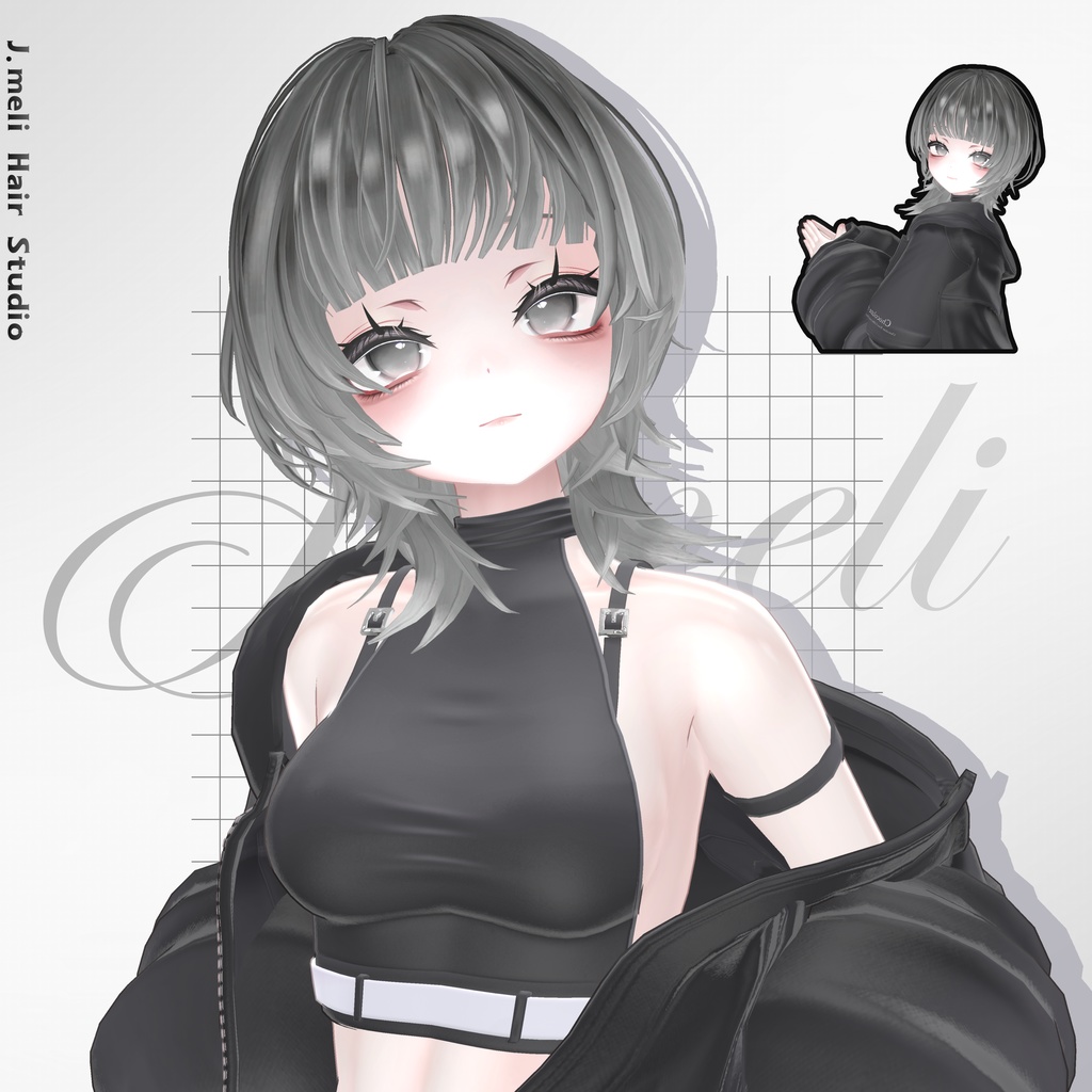 🎁OPEN EVENT🎁[11Avatars] Midi Wolf Layer_Hair