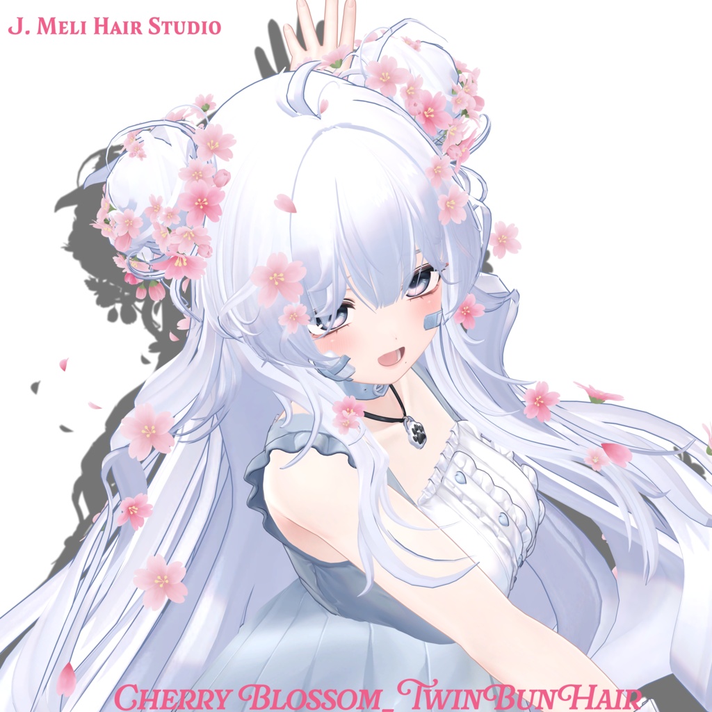 [18Avatars]Cherry Blossom_TwinBunHair image