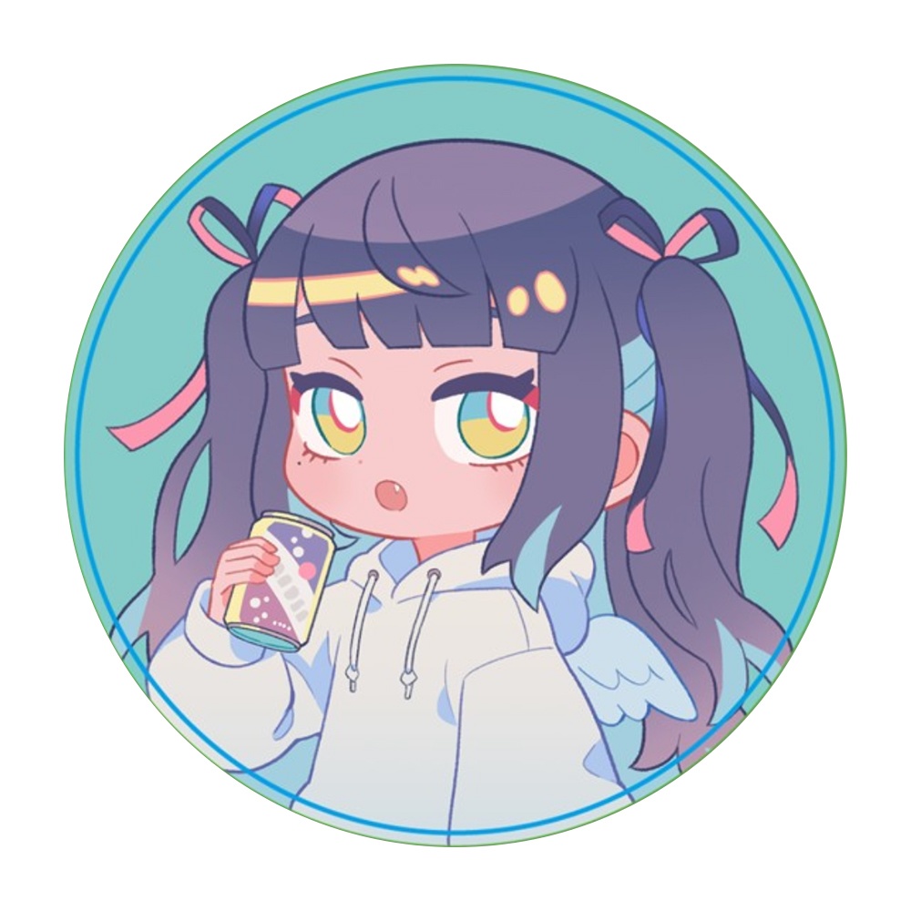 しゅわしゅわタイム缶バッジ