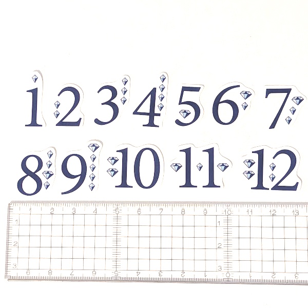 夢のかけら数字シール