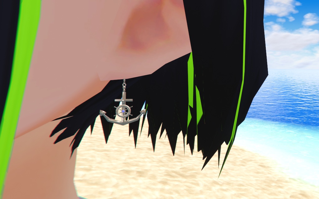【無料3Dモデル】アンカーペンダント【VRChat想定】