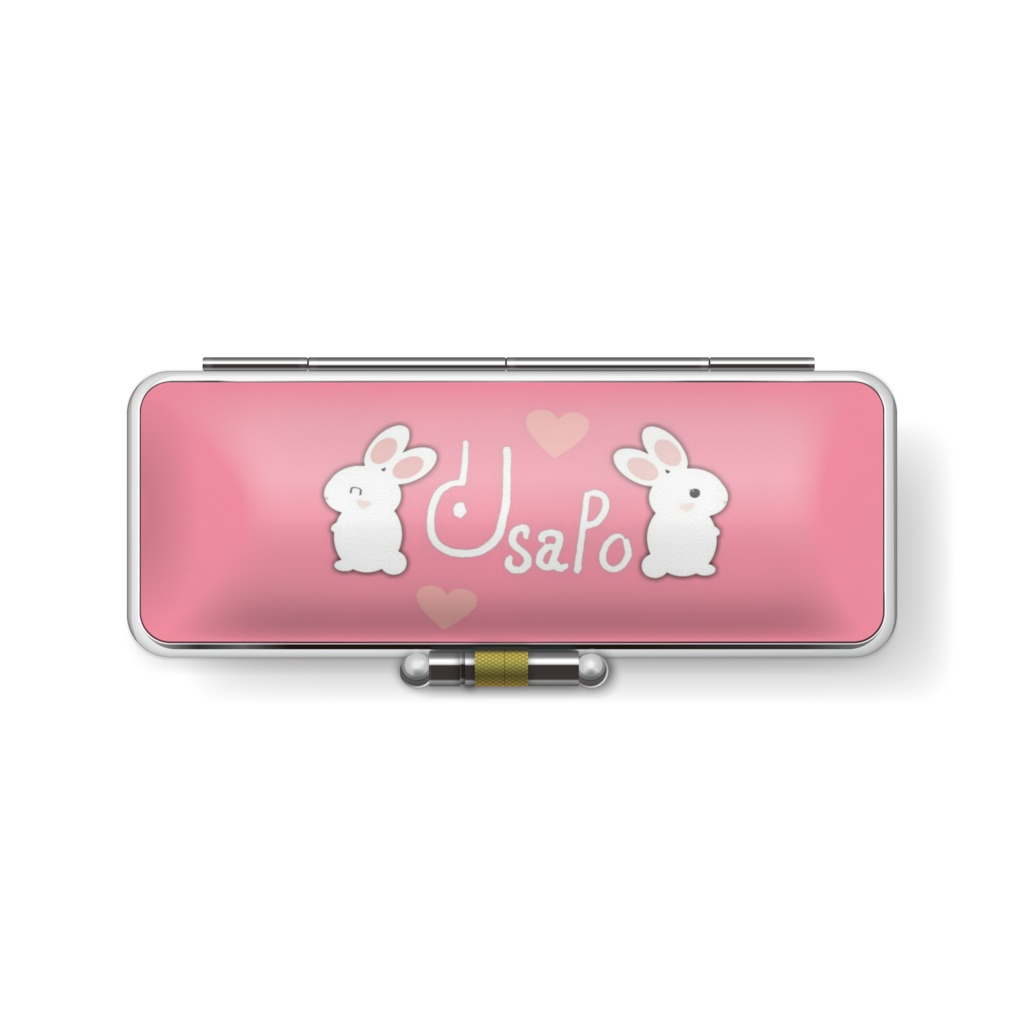 印鑑ケースL うさぽ仕様☆ 1
