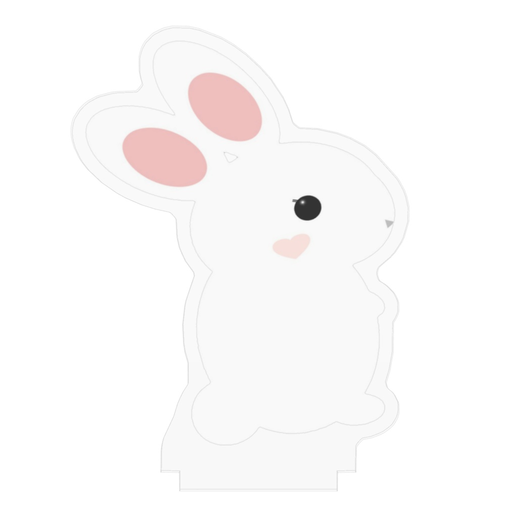 うさぽ☆アクリルフィギュア☆横向き