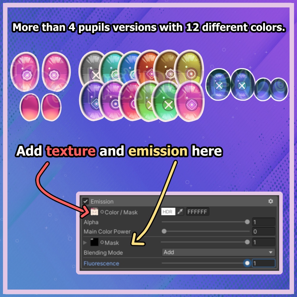 ♡ まめひなた&キプフェル ♡ HexDoll Eyes Texture【mamehinata and Kipfel】