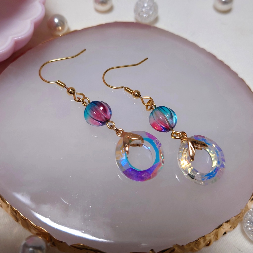 【トロピカ】ローラ 人魚のしっぽ〈イヤリング〉