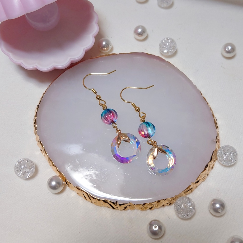 【トロピカ】ローラ 人魚のしっぽ〈イヤリング〉