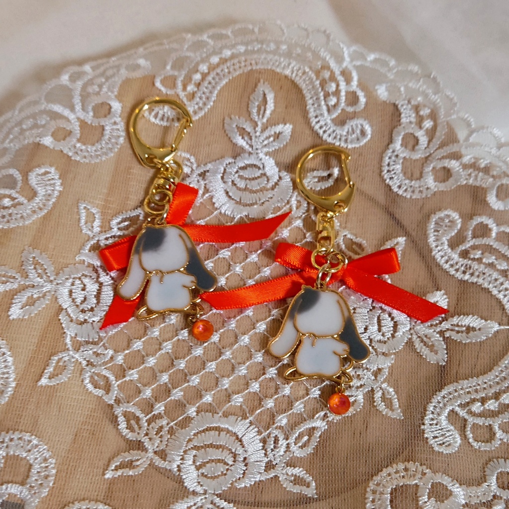 【わんぷり】大福レジンキーホルダー